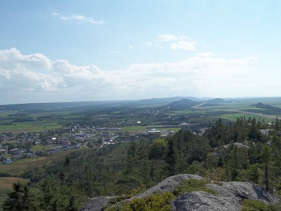 vues depuis Montagne à Coton
