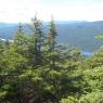 Lac Cascapédia vu du sommet du Mt Ells