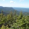 Vue du sommet du Mt du Milieu