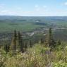 Vue du sommet du Mt Charles-Édouard-Vézina