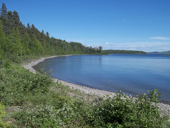 Lac Matapédia, vu du sentier La Héronnière