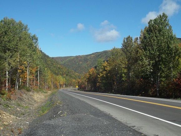 Route 198 près de L'Anse-Pleureuse