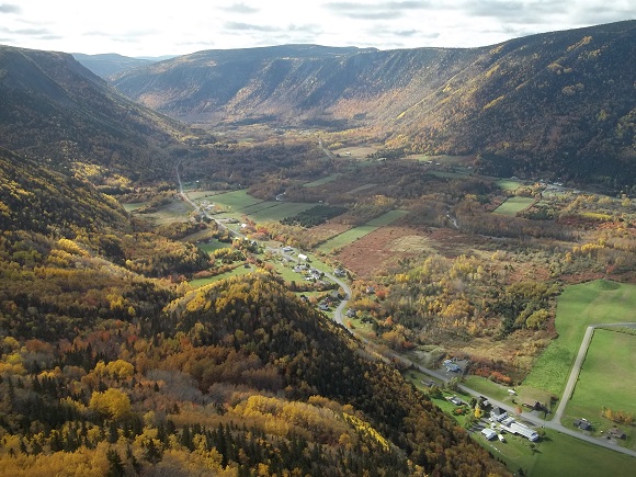 Vue depuis secteur de la croix