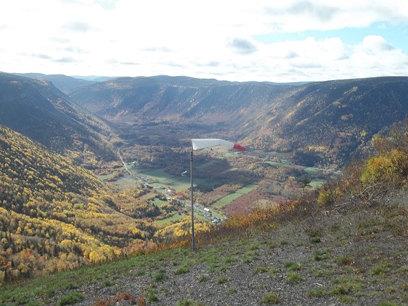 Dans les environs du sommet du Mont St-Pierre