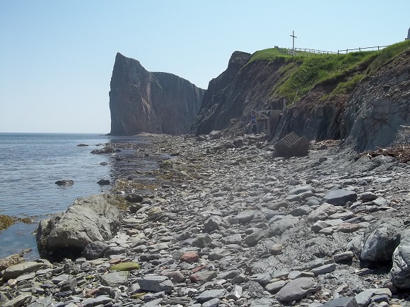 Percé, à marée basse