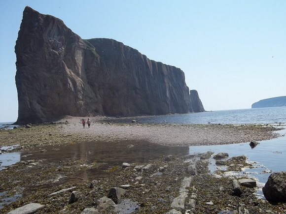 Percé, à marée basse