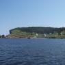 Île Bonaventure vue du bateau