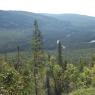 Ruisseau Bald Mountain vu du Mont Bailey