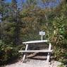 table au sommet du Mont Bailey